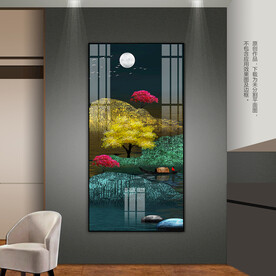 发财树客厅玄关装饰画床头画挂画