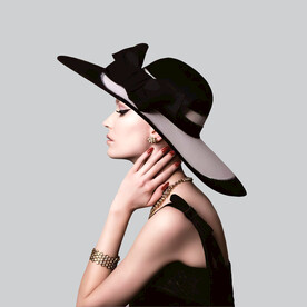 装饰画 晶瓷画 美女