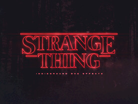 蒸汽波字体可替换海报模板系列