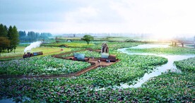 十里荷塘效果图