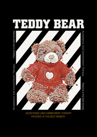 潮牌图案设计泰迪熊联名款