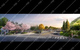 生态海面城市绿化