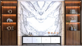 新中式电视背景墙