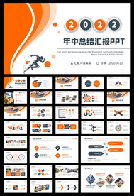 2022年终总结汇报PPT模板