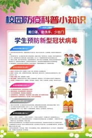 学校防疫海报