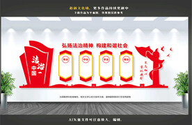 法治中国 法治文化墙