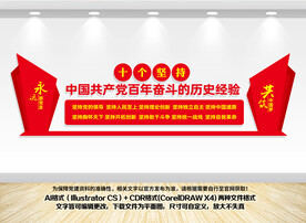 十个坚持文化墙