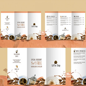 咖啡饮品餐牌菜单