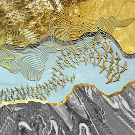 装饰画 晶瓷画 飞鸟