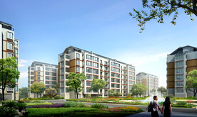 住宅小区单体效果图