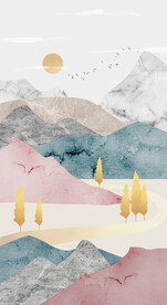 装饰画 晶瓷画 油画