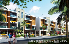 花园洋房  MAX+PSD