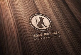 品牌logo木头纹理样机