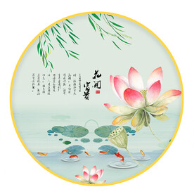圆形挂画