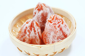 柿饼柿霜糖心流心柿饼特写