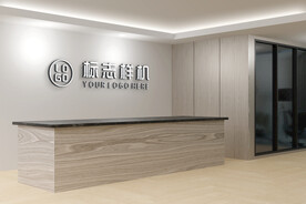 前台形象墙样机