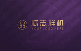 烫金logo样机
