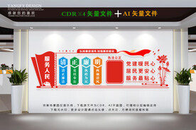 清正廉明文化墙 