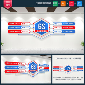企业6S管理文化墙