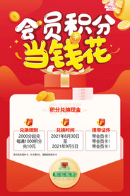 积分兑换海报