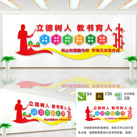 文明学校文化墙