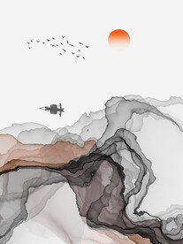 国画山水画素材