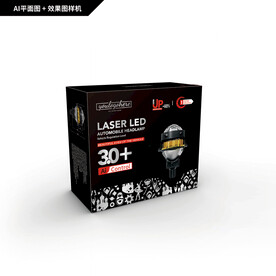 外贸激光光学汽车大灯包装