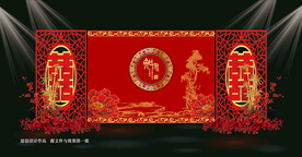 红色中式婚礼
