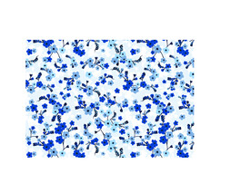 蓝色碎花