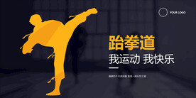 跆拳道海报