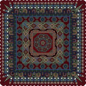 敦煌莫高窟壁画320窟盛唐藻井