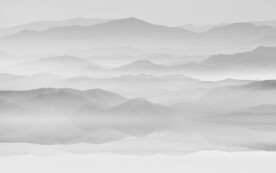 新中式客厅意境山水画