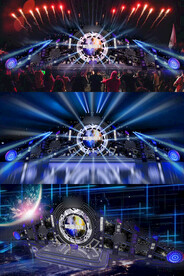 宇宙飞船主题演唱会舞美