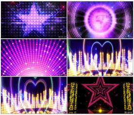 炫酷动感闪亮灯光 舞台背景视频