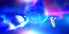 宇宙梦幻星空背景