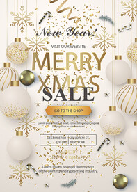 圣诞节圣诞老人礼物新年元旦贺卡