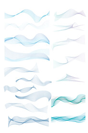 渐变炫彩炫丽线条