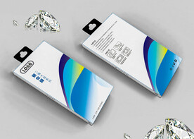 简约钢化膜包装盒彩盒设计