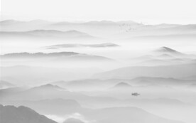 爆款 客厅意境山水画