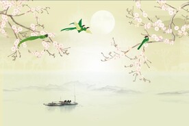 花鸟 水墨 船 山水 新中式