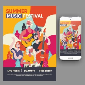 音乐培训机构宣传海报