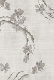 新中式水墨花卉地毯