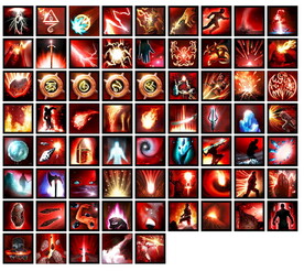 游戏UI技能BUFF图标素材