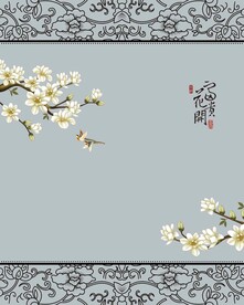 高清分层透明底推拉门打印图