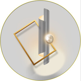 晶瓷画抽象画圆形光影画