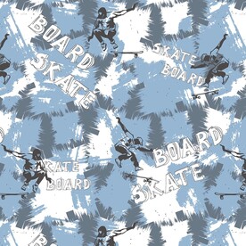 字母滑板迷彩