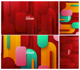 红色促销背景图