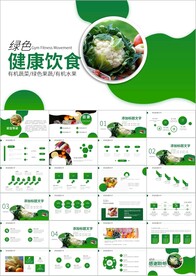 健康饮食美食传统文化餐饮ppt