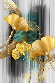 简约时尚银杏叶玄关