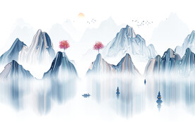意境山水画